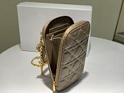 Dior Phone Holder Bag Brown - S0872O - 18 x 10.5 x 2.5 cm - 6