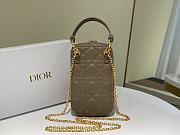Dior Phone Holder Bag Brown - S0872O - 18 x 10.5 x 2.5 cm - 3