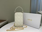 Dior Phone Holder Bag White - S0872O - 18 x 10.5 x 2.5 cm - 1