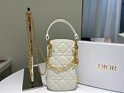 Dior Phone Holder Bag White - S0872O - 18 x 10.5 x 2.5 cm - 3