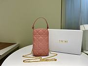 Dior Phone Holder Bag Pink - S0872O - 18 x 10.5 x 2.5 cm - 1