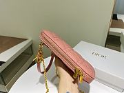 Dior Phone Holder Bag Pink - S0872O - 18 x 10.5 x 2.5 cm - 4