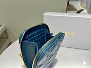 Dior Phone Holder Bag Blue - S0872O - 18 x 10.5 x 2.5 cm - 4