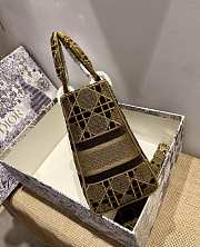 Dior Lady D-Lite five-pattern embroidery Brown - 24 x 20 x 11 cm - 6