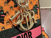 Dior Lady D-Lite Embroidery Orange - M0565O - 24 x 20 x 11 cm - 4