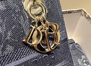 Dior Lady D-Lite Blue Embroidery - M0565O - 24 x 20 x 11 cm - 5