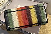 Dior Lady D-Lite Multicolor Embroidery - M0565O - 24 x 20 x 11 cm - 3