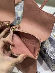 Dior Saddle Multifunctional Phone Bag/Coin Purse Pink - 5038# - 18.5x12x7.5cm/ 12x7.5cm - 6