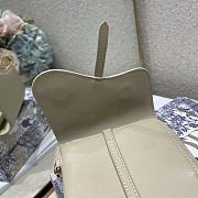 Dior Saddle Multifunctional Phone Bag/Coin Purse Beige - 5038# - 18.5x12x7.5cm/ 12x7.5cm - 6