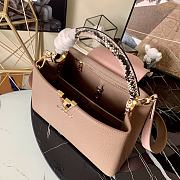 Louis Vuitton Capucines Nile Taurillon leather Grey/Pink - M99336 - 31.5 x 20.0 x 11.0 cm - 3