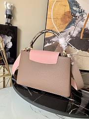 Louis Vuitton Capucines Nile Taurillon leather Grey/Pink - M99336 - 31.5 x 20.0 x 11.0 cm - 5