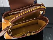 Louis Vuitton Capucines Embroidered Orange Brown Gold Buckle - M48865 - 27.0x 18.0 x 9.0 cm - 5