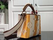Louis Vuitton Capucines Embroidered Orange Brown Gold Buckle - M48865 - 27.0x 18.0 x 9.0 cm - 6