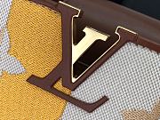 Louis Vuitton Capucines Embroidered Orange Brown Gold Buckle - M48865 - 31.5 x 20.0 x 11.0 cm - 6