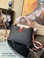 Louis Vuitton Capucines Nile Taurillon leather Black - M48865 - 27.0x 18.0 x 9.0 cm - 1