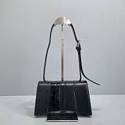 Balenciaga Hourglass Multibelt Black Calfskin/Crocodile Embossed Grain– 92940 - 23x13.5x8.5cm - 3