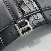 Balenciaga Hourglass Multibelt Black Calfskin/Crocodile Embossed Grain– 92940 - 23x13.5x8.5cm - 5
