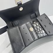 Balenciaga Hourglass Multibelt Black Calfskin/Crocodile Embossed Grain– 92940 - 23x13.5x8.5cm - 6