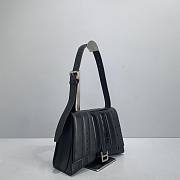 Balenciaga Hourglass Multibelt Black Calfskin/Crocodile Embossed Grain– 92940 - 27x10x18cm - 2