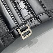 Balenciaga Hourglass Multibelt Black Calfskin/Crocodile Embossed Grain– 92940 - 27x10x18cm - 6