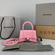 Balenciaga Hourglass Mini Crocodile Cherry Blossom Powder – 92941 - 11.5x14x4.5cm - 1