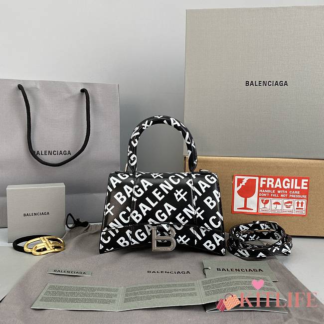 Balenciaga Hourglass Mini Black – 92940 - 19x8x21cm - 1