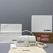 Jacquemus Bamnino Crossbody Bag Frosted White - 2056 - 18x6x7cm - 1