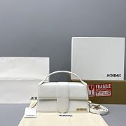 Jacquemus Bamnino Crossbody Bag Frosted White - 2056 - 24x13x7cm - 1