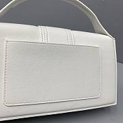 Jacquemus Bamnino Crossbody Bag Frosted White - 2056 - 24x13x7cm - 3