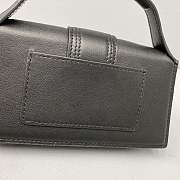 Jacquemus Bamnino Crossbody Bag Frosted Black - 2056 - 18x6x7cm - 5