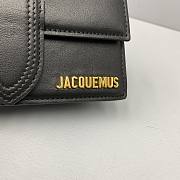Jacquemus Bamnino Crossbody Bag Frosted Black - 2056 - 18x6x7cm - 2