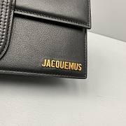 Jacquemus Bamnino Crossbody Bag Frosted Black - 2056 - 24x13x7cm - 6