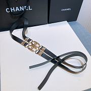 Chanel Lambskin And Golden Metal Brass Material Black - 2.0mm - 6