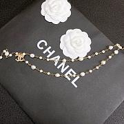 Chanel Metal Glazed Pearl Waist Chain - 5