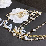 Chanel Metal Glazed Pearl Waist Chain - 4