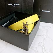 YSL Calfskin Soft Waist Buckle Classic Yellow – 30mm - 2