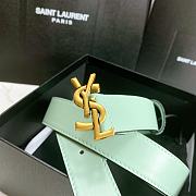 YSL Calfskin Soft Waist Buckle Classic Mint – 30mm - 2