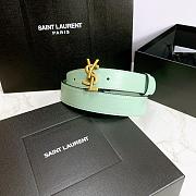 YSL Calfskin Soft Waist Buckle Classic Mint – 30mm - 5