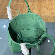 Bottega Veneta Calfskin SLIP Tote Handbag Green – 44052 – 36x24x12cm - 4