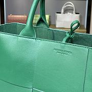 Bottega Veneta Calfskin SLIP Tote Handbag Green – 44052 – 36x24x12cm - 2