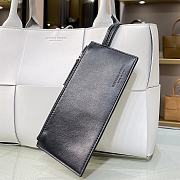 Bottega Veneta Calfskin SLIP Tote Handbag White – 44052 – 36x24x12cm - 2