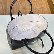 Bottega Veneta Calfskin SLIP Tote Handbag Black – 44052 – 36x24x12cm - 4