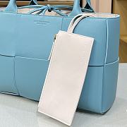 Bottega Veneta Calfskin SLIP Tote Handbag Blue – 44052 – 36x24x12cm - 2