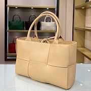 Bottega Veneta Calfskin SLIP Tote Handbag Beige – 44052 – 36x24x12cm - 5