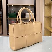 Bottega Veneta Calfskin SLIP Tote Handbag Beige – 44052 – 36x24x12cm - 4