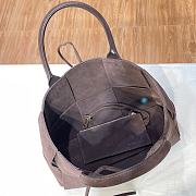 Bottega Veneta SLIP Tote Inner Leather Deep Brown – 44052 – 36x24x12cm - 6