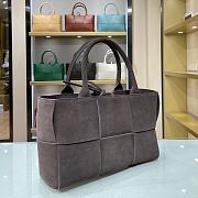 Bottega Veneta SLIP Tote Inner Leather Deep Brown – 44052 – 36x24x12cm - 4
