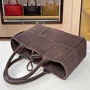 Bottega Veneta SLIP Tote Inner Leather Deep Brown – 44052 – 36x24x12cm - 3