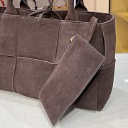 Bottega Veneta SLIP Tote Inner Leather Deep Brown – 44052 – 36x24x12cm - 2