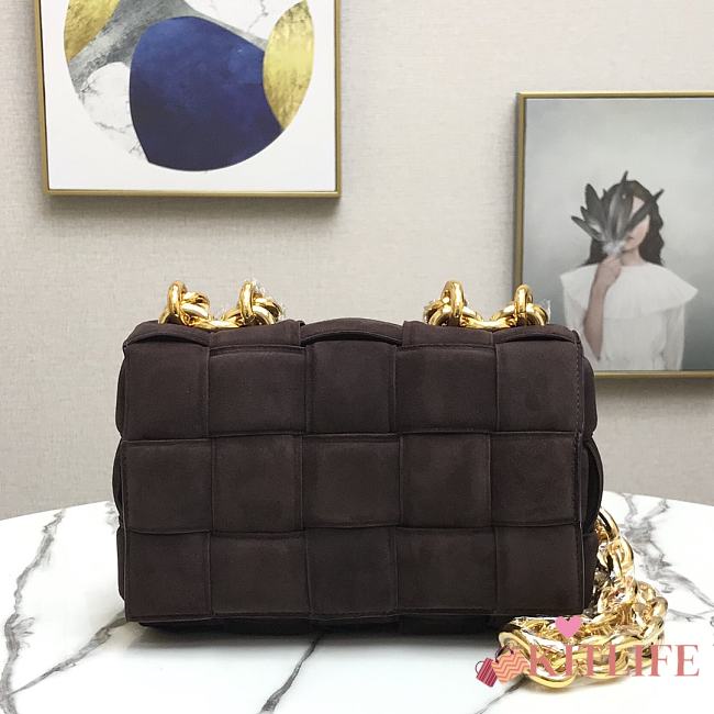 Bottega Veneta Chain Cassette Deep Brown – 44048 – 26x18x8cm - 1